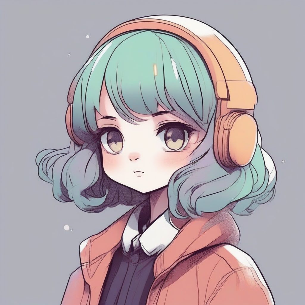 独家AI秘籍：Y2K甜酷风Q版女孩，马卡龙低饱和极简画风实践