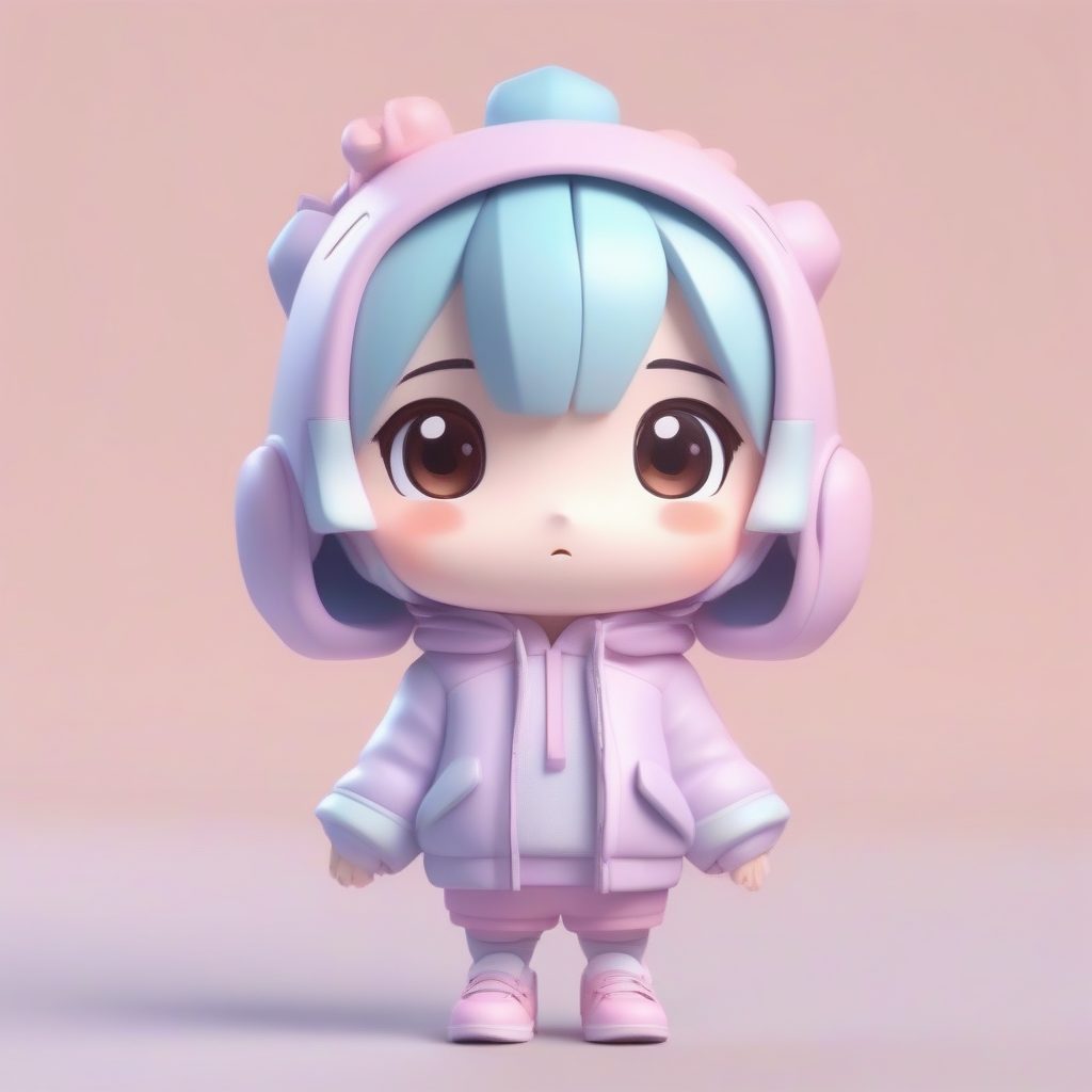 独家Q版古风全身人设模板:生成治愈系马卡龙色系超清头像