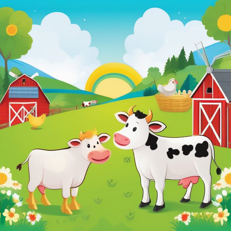 儿童故事书风格开心农场