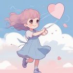 fang feng zheng de qing kuai nyu hai xin xing feng zheng he rou he se diao de hu wai chang jing