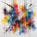 fei ju xiang kong jian cuo jue chui zhi di luo de cai hong shui cai gou tu