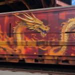 fei qi huo che shang de dong fang pen huo ju long bi hua gao bao he du tu ya hong zha