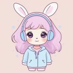 fen se rou he q ban xiao tu zi tou shi nyu hai quan shen zhan li cha hua