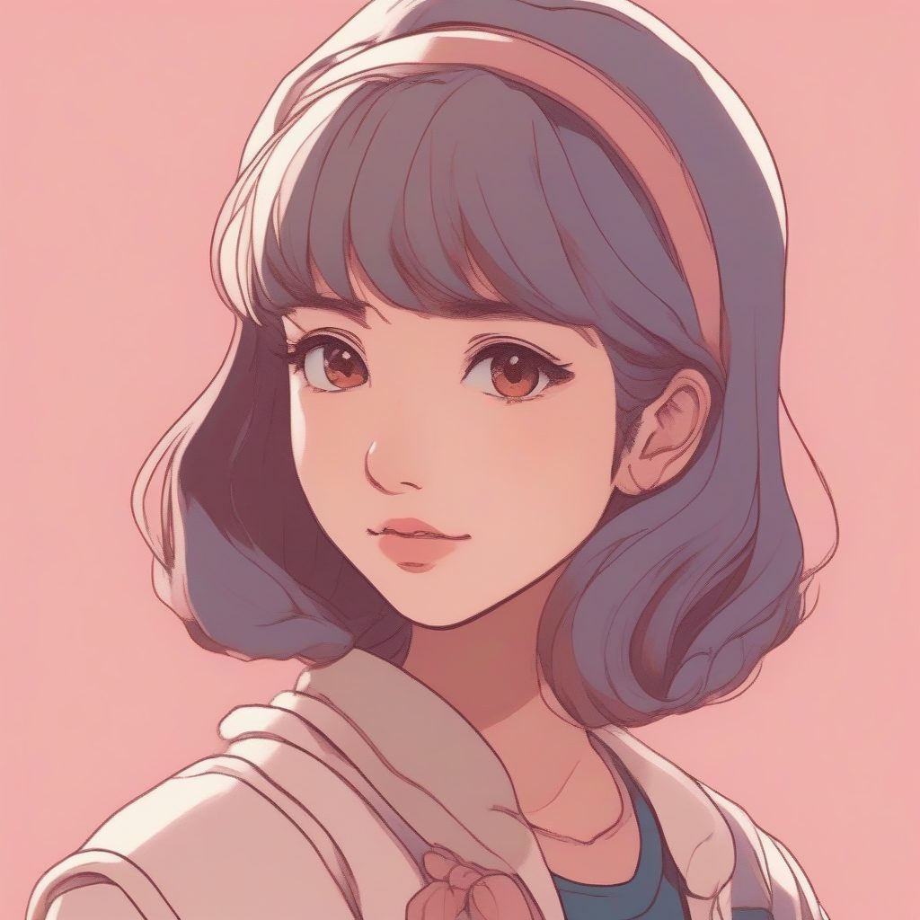 复古90年代：马卡龙色调的赛璐珞半身像