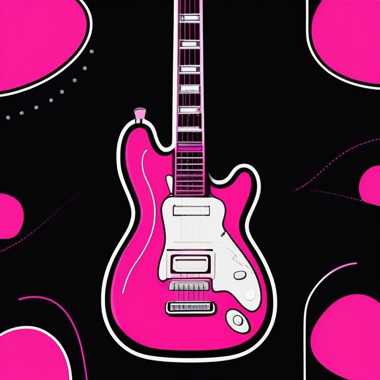 复古波普极简风 | 一把电吉他
