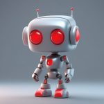 复古机器人Q版手办:金属质感全身站姿,纯灰色工业背景 6 fu gu ji qi ren q ban shou ban jin shu zhi gan quan shen zhan zi chun hui se gong ye bei jing