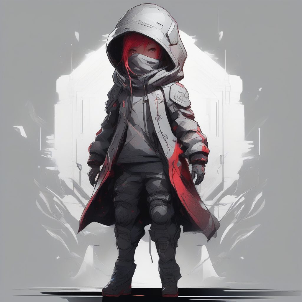 高对比度潮流Q版:故障数据混编与未来主义设计 11 高对比度潮流Q版:故障数据混编与未来主义设计