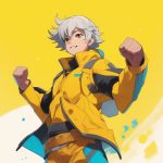 gao qing q ban jue se ka liang huang se bei jing xia de huo li zao xing 104057