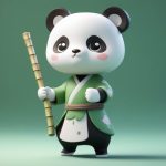 guo feng xiong mao qi pao q ban chao ke ai nian tu wen li 3d mang he jue se ai ti shi ci jie xi