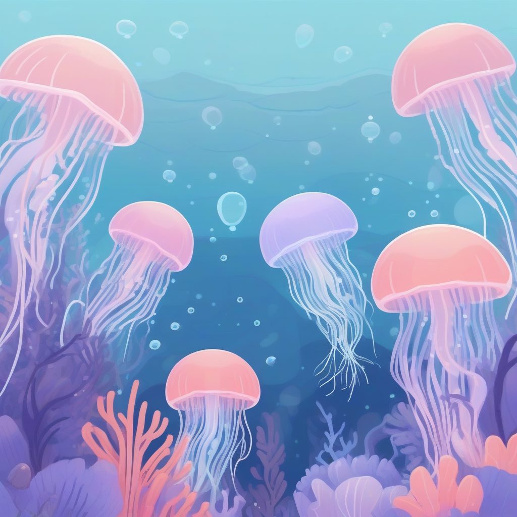 海底梦境:发光水母与粉彩珊瑚礁的温柔邂逅 15 海底梦境:发光水母与粉彩珊瑚礁的温柔邂逅