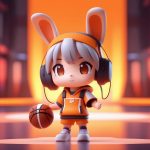 huo li wu xian yun dong feng q ban tu er niang shou chi lan qiu 3d xuan ran