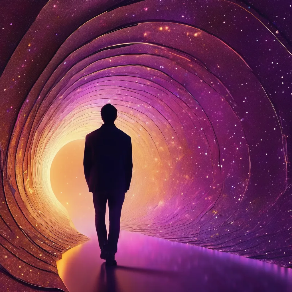 AI太空幻想画提示词：宇宙与心灵的共鸣