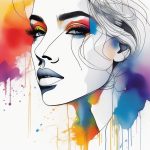 ji he chong gou de shi shang ce mian xiang ji jian xian tiao yu se cai bao fa