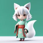 ji jian 3d xuan ran hai xiu de ri xi he fu hu er niang q ban mang he