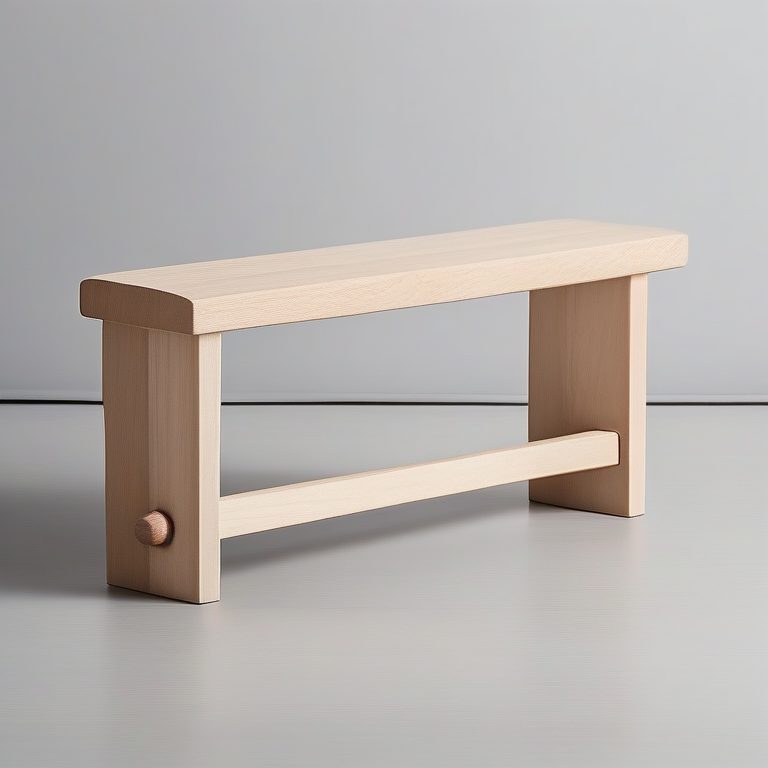 极简北欧风-独立长椅