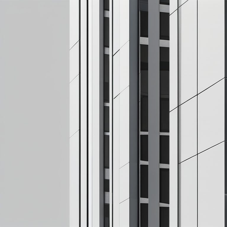 极简抽象都市建筑概念高楼