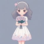 ji jian hua shu shou chi xiao hua shu de q ban shao nyu wen rou fen se ti shi ci