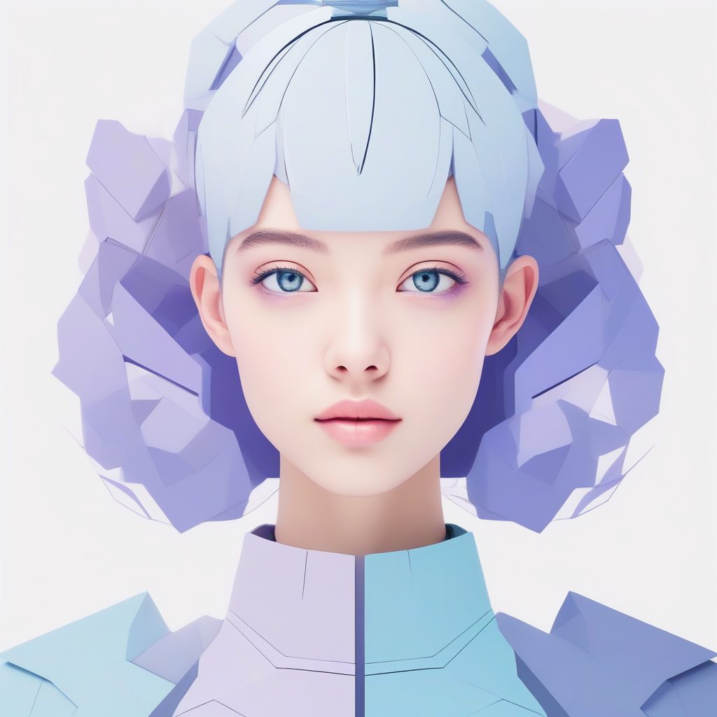 极简几何:粉蓝马卡龙的赛璐珞艺术海报 3 极简几何:粉蓝马卡龙的赛璐珞艺术海报