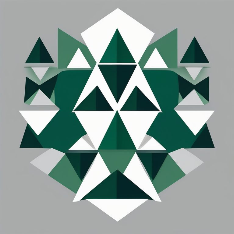 极简几何图形三角形插图