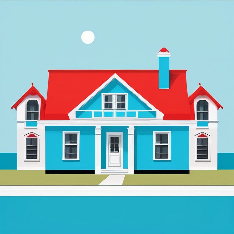 极简建筑理念 | 一座红屋顶房屋