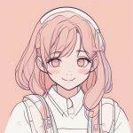 极简马卡龙少女肖像:可爱眨眼与粗勾边赛璐珞风格 6 ji jian ma ka long shao nyu xiao xiang ke ai zha yan yu cu gou bian sai lu luo feng ge