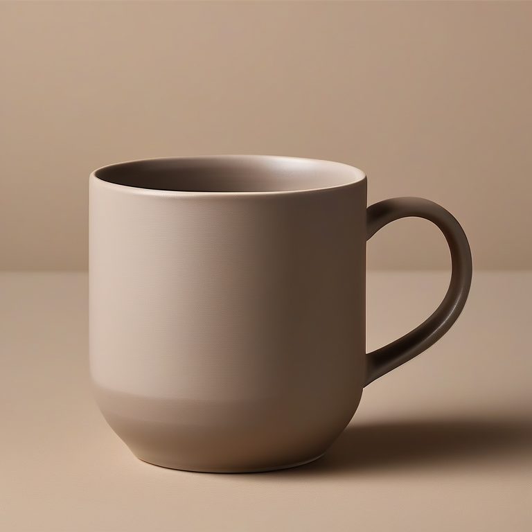 极简muji风格 | 一个陶瓷马克杯