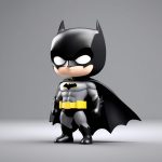 极简Q版蝙蝠侠:3D高光泽粘土全身,黑暗骑士 7 ji jian q ban bian fu xia 3d gao guang ze nian tu quan shen hei an qi shi