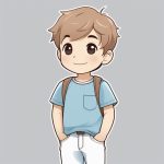 极简Q版动漫风温柔男孩 6 ji jian q ban dong man feng wen rou nan hai