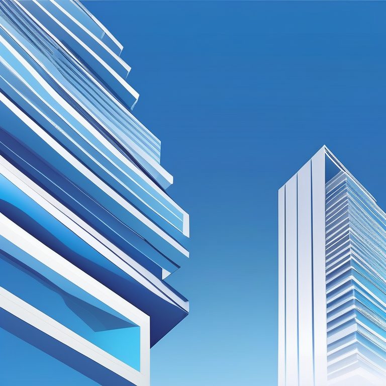 极简矢量城市风景 | 一座高楼