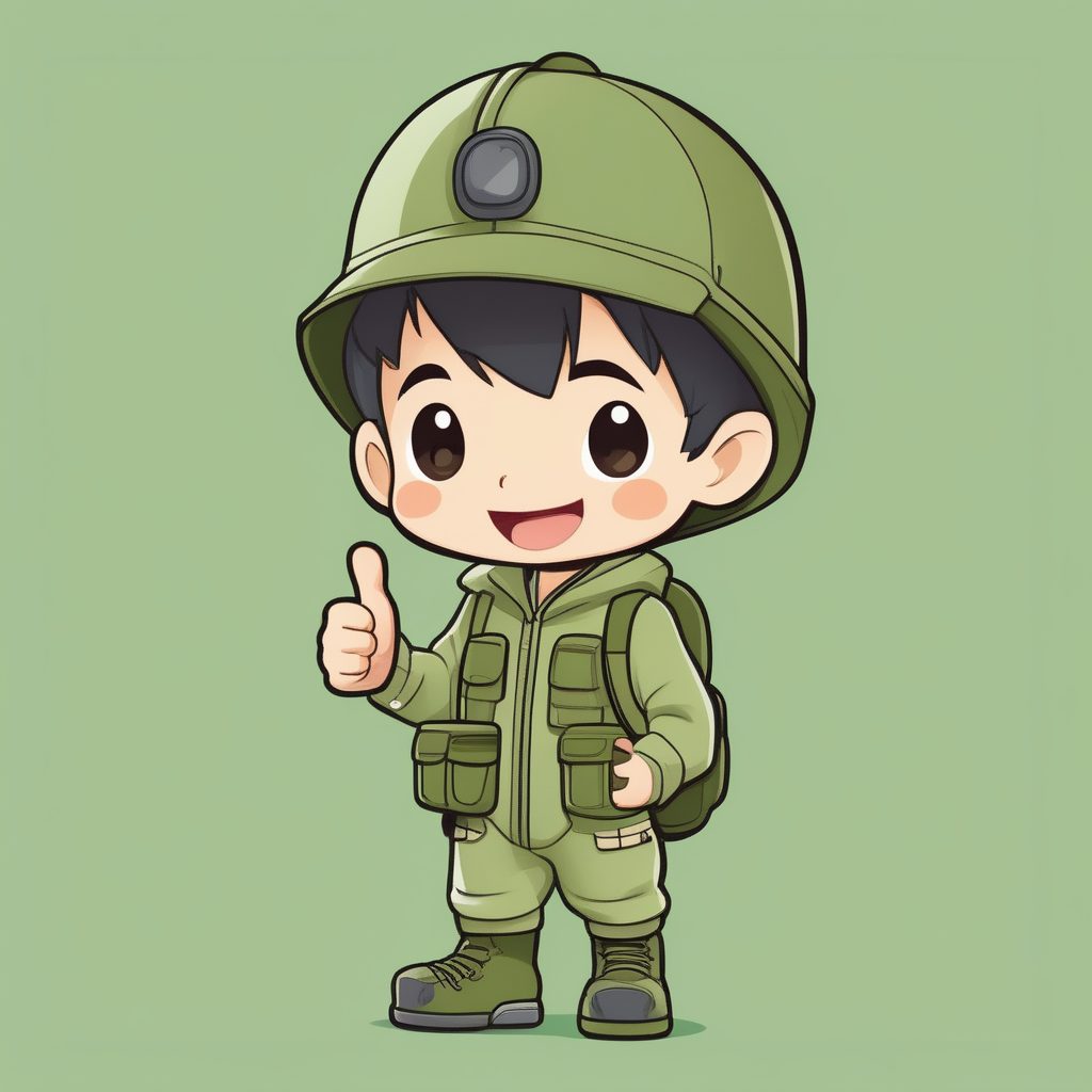 极简线条Q版恐龙驯兽师角色插画设计 59 极简线条Q版恐龙驯兽师角色插画设计