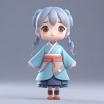 极简校园风汉服:C4D盲盒审美,高光泽Q版全身照提示词 7 ji jian xiao yuan feng han fu c4d mang he shen mei gao guang ze q ban quan shen zhao ti shi ci