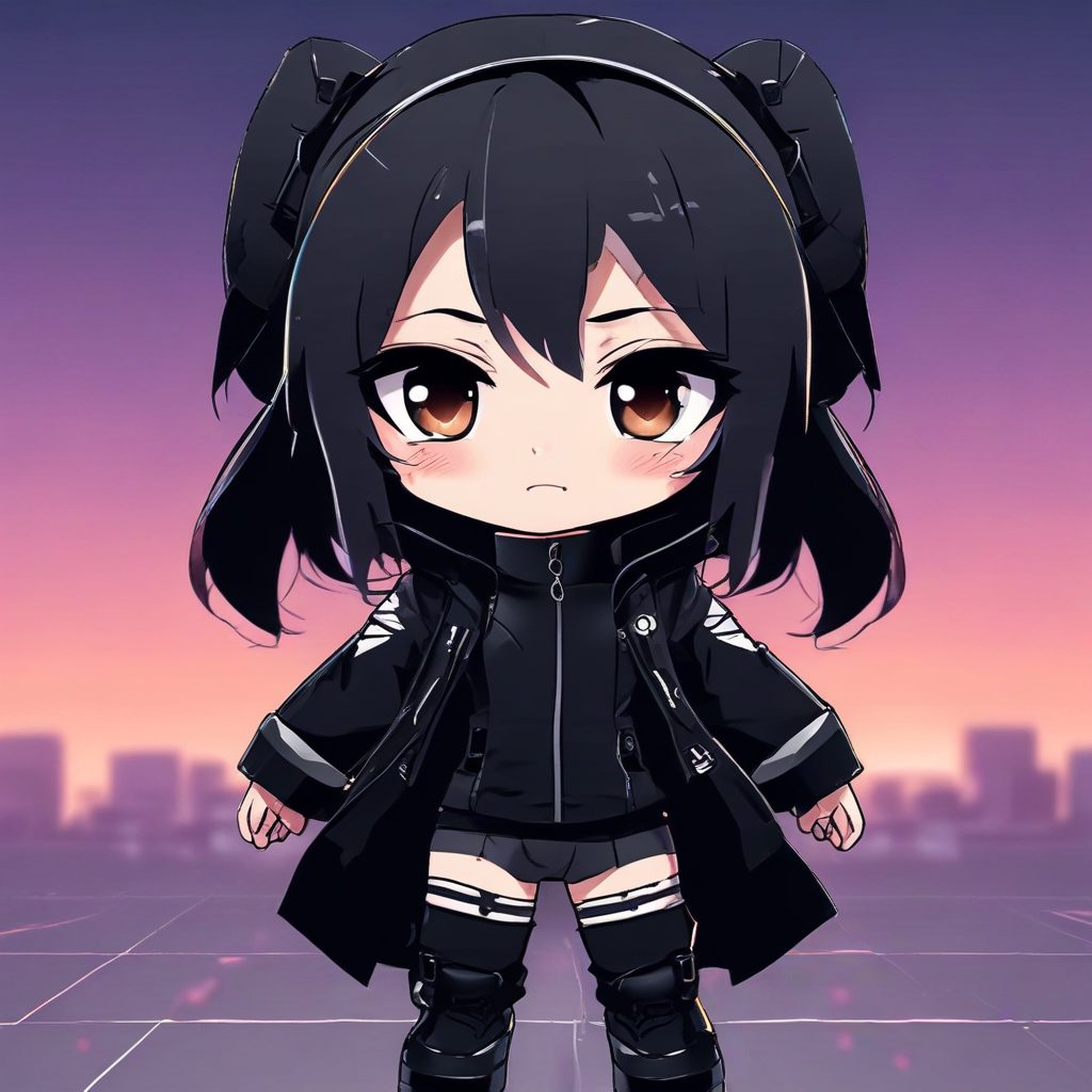 极简主义Q版角色设计：纯色背景下的单人立绘构图技巧（高转化率模板）