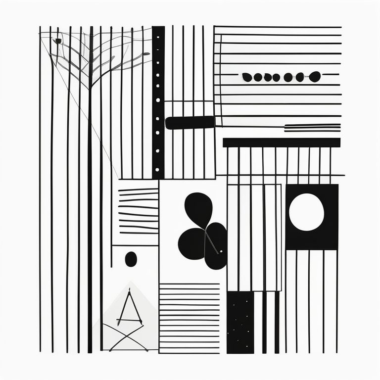 极简主义手绘涂鸦艺术