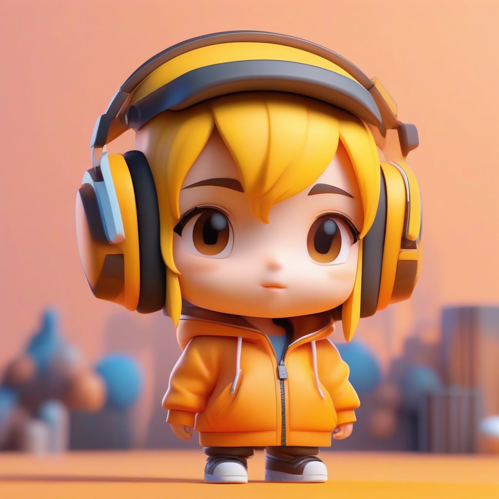 街头潮流感：高抛光树脂黏土的动态侧光渲染