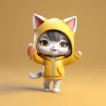 ka wa yi q ban mao mi nian tu shou ban quan shen zhan li zhao gao guang 3d xuan ran ti shi ci