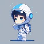 可爱宇航员Q版男孩:极简主义未来感盲盒站立图 7 ke ai yu hang yuan q ban nan hai ji jian zhu yi wei lai gan mang he zhan li tu