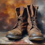 老旧皮鞋静物:注重纹理的梵高式日常生活物品油画提示词 3 lao jiu pi xie jing wu zhu zhong wen li de fan gao shi ri chang sheng huo wu pin you hua ti shi ci