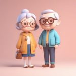 老年夫妇Q版治愈系:Soft Lighting柔光追踪3D公仔画法 5 lao nian fu fu q ban zhi yu xi softlighting rou guang zhui zong 3d gong zai hua fa