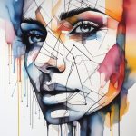 li ti zhu yi xiao xiang su xie cai hong shui cai di luo yu hei mo lun kuo