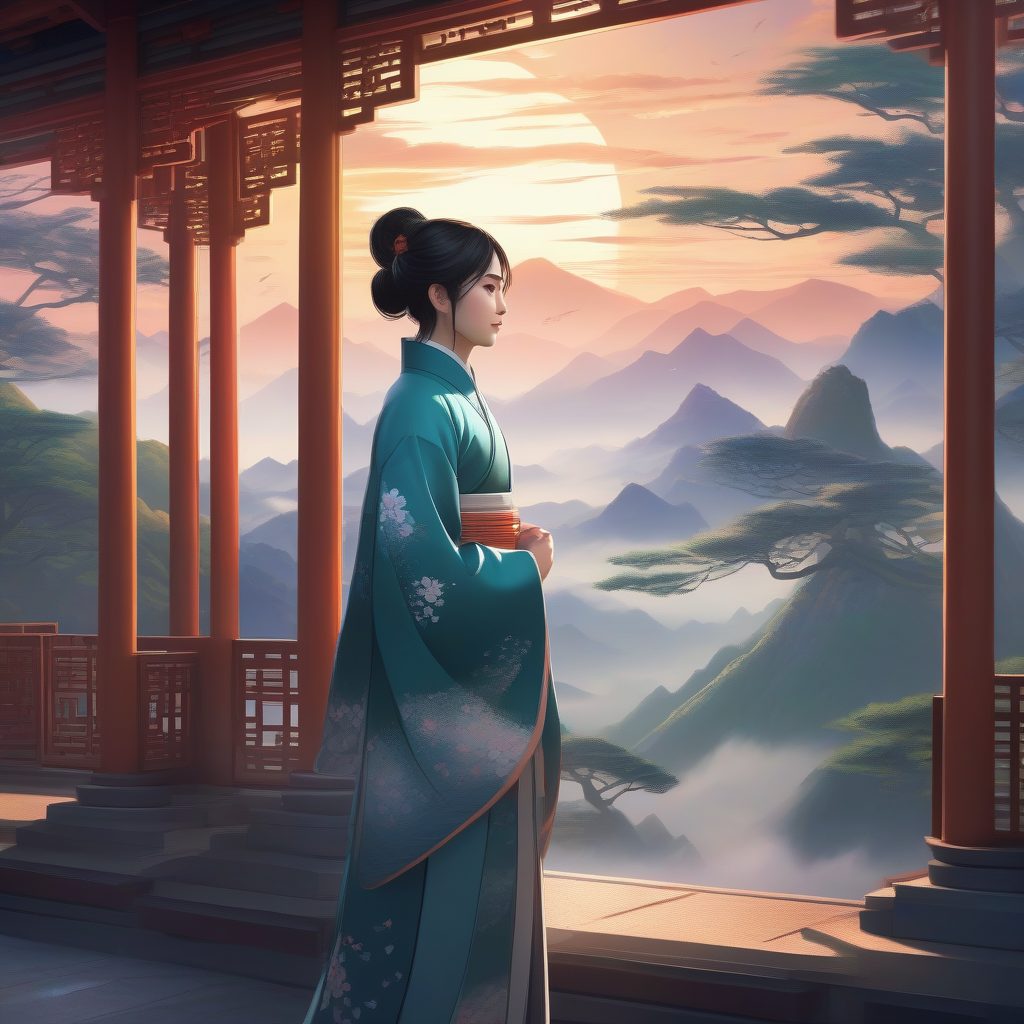 零基础学习AI绘画汉服写真:如何用新海诚风格生成仙气飘飘的国风角色 1 零基础学习AI绘画汉服写真:如何用新海诚风格生成仙气飘飘的国风角色