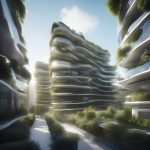 绿色未来:融合垂直花园的超现代可持续城市中心 2 lyu se wei lai rong he chui zhi hua yuan de chao xian dai ke chi xu cheng shi zhong xin