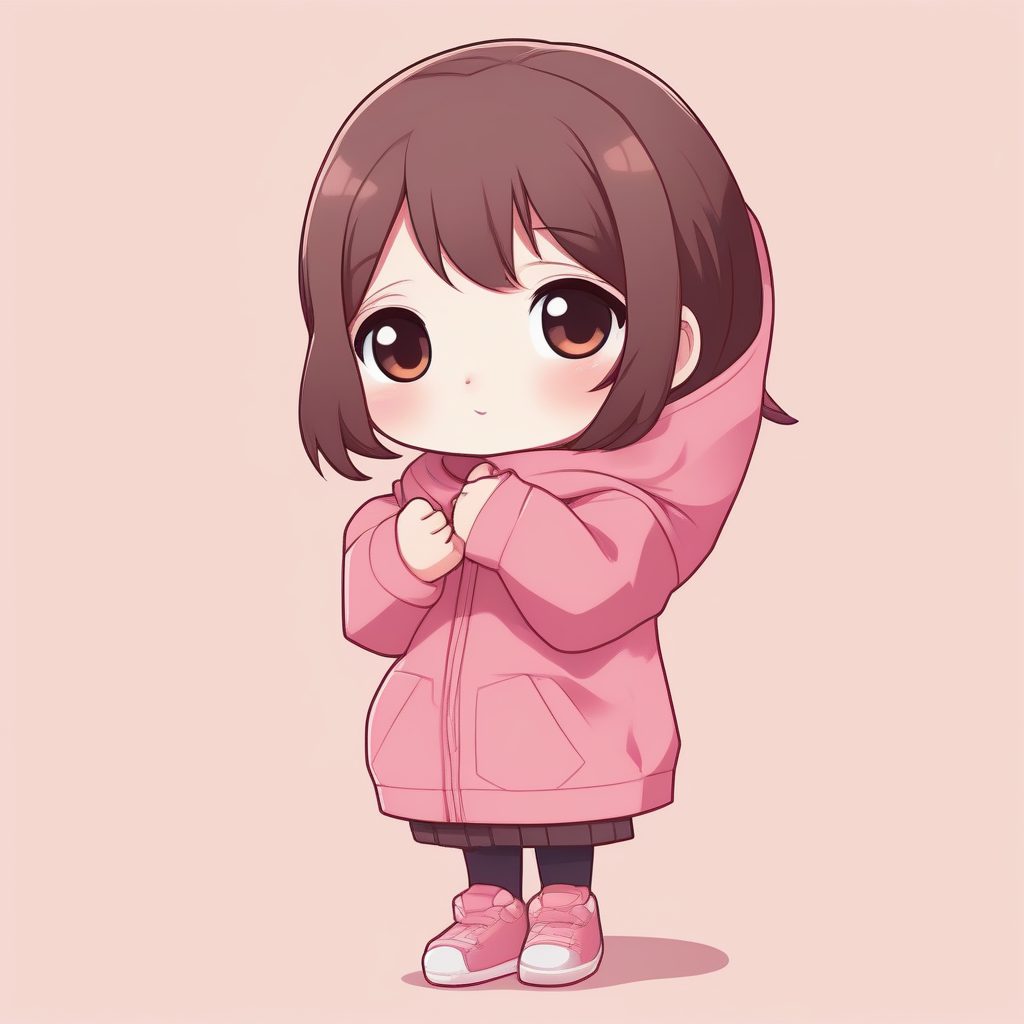 略带娇羞:躲藏在袖子后的Q版人物 7 略带娇羞:躲藏在袖子后的Q版人物