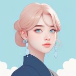 ma ka long tian lan se chun jing bei jing xia de ning shi shao nyu xiao xiang