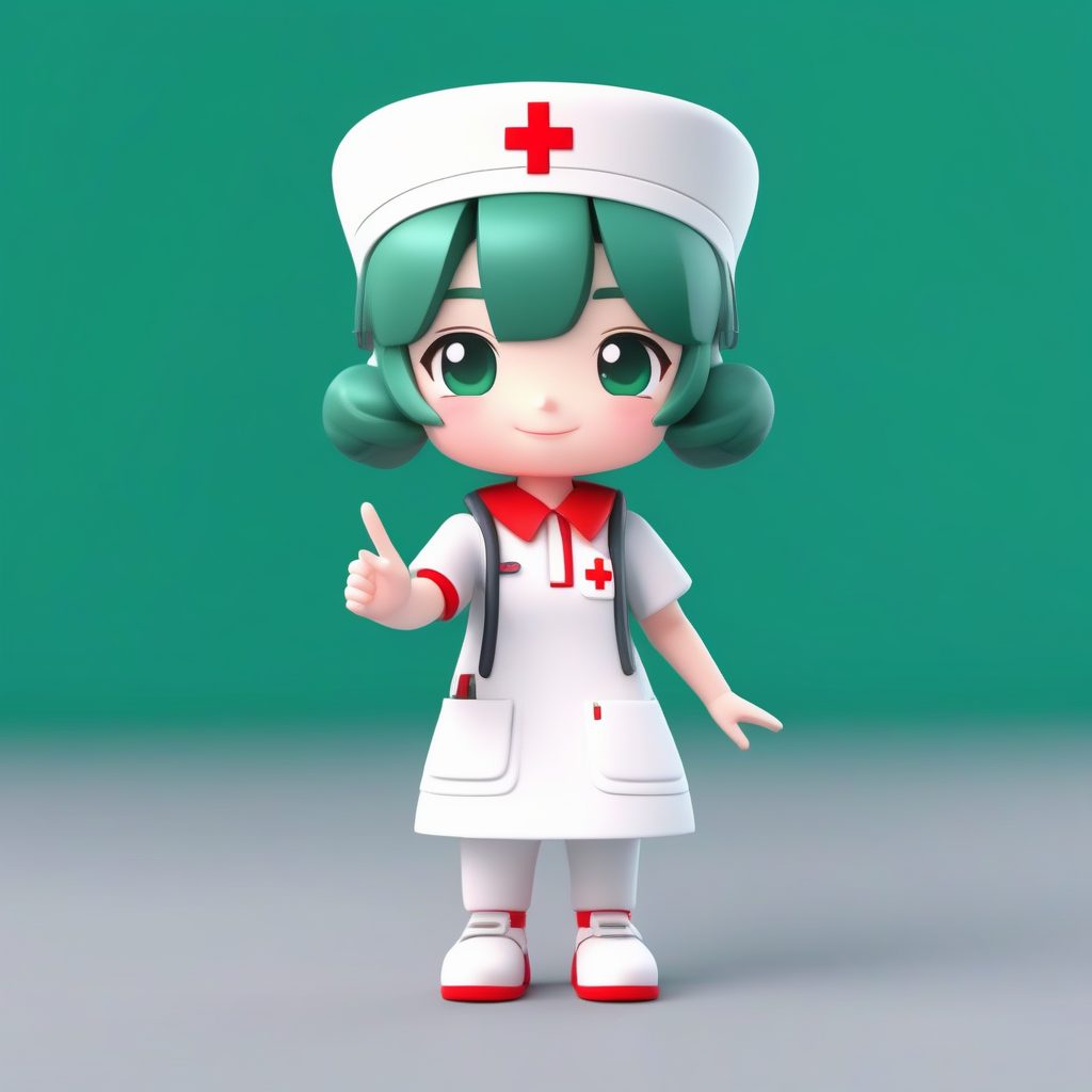 盲盒特写:Q版护士比耶手势,可爱俏皮风 1 盲盒特写:Q版护士比耶手势,可爱俏皮风