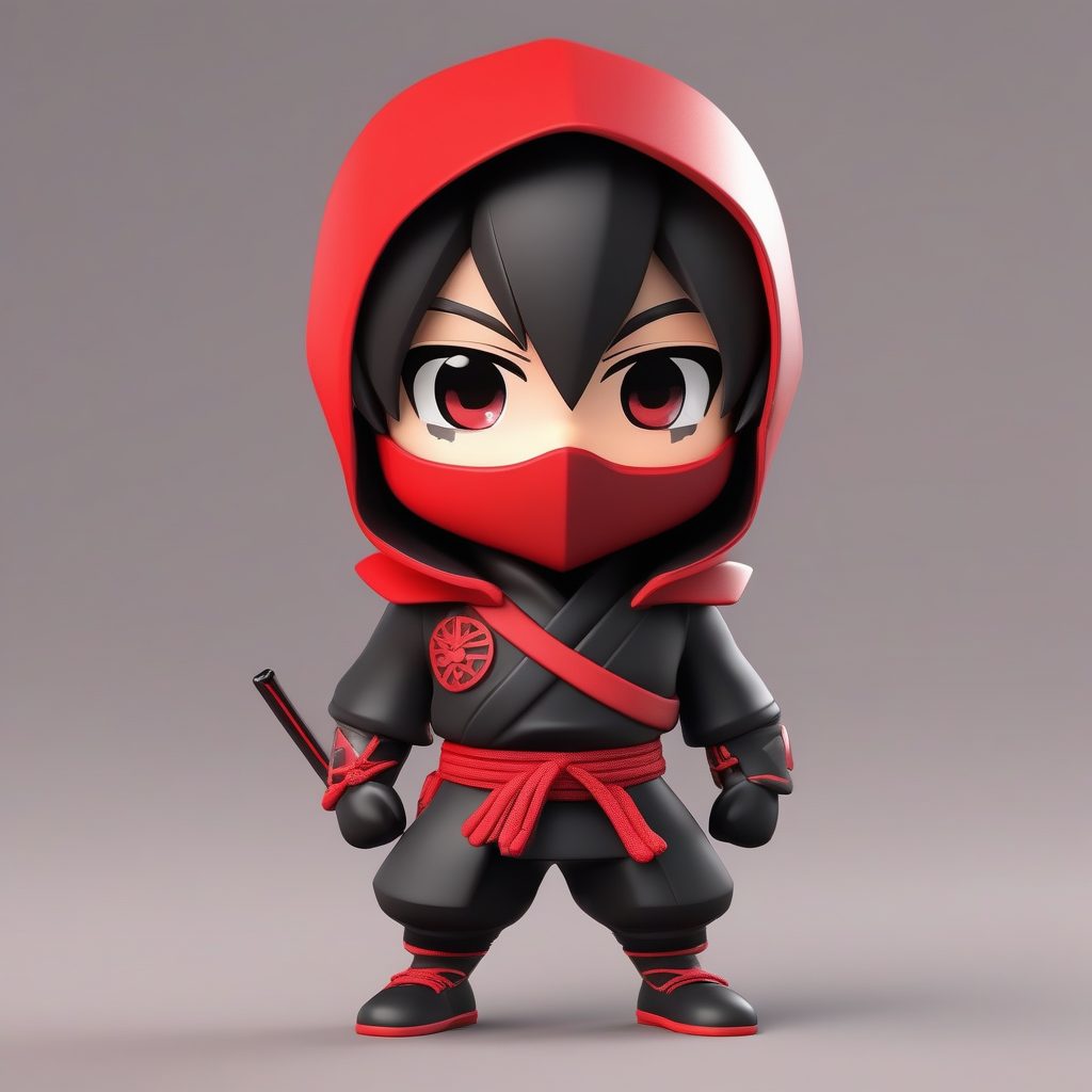 盲盒系列:Q版忍者男孩3D渲染提示词,聚焦动作与神秘感 15 盲盒系列:Q版忍者男孩3D渲染提示词,聚焦动作与神秘感