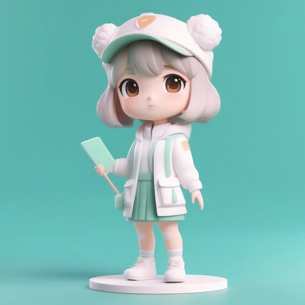 美术社调色盘JK:C4D高细节艺术主题全身站立渲染图 1 美术社调色盘JK:C4D高细节艺术主题全身站立渲染图