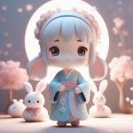 meng tu xiang yong q ban han fu shao nyu 3d mang he shou ban fen cai meng huan xuan ran