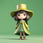 迷路地图:拿着颠倒地图的Q版迷糊公主C4D渲染 4 mi lu di tu na zhe dian dao di tu de q ban mi hu gong zhu c4d xuan ran