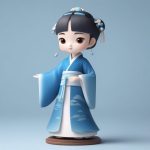 ming zhi bei zi zhi yu xi gao qing 3d jian mo q ban han fu shao nyu chun se bei jing ti shi ci