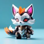 mj ti shi ci gao guang fang popmart mang he shou ban chao ke ai ji jia hu li q ban 3d xuan ran mi ji